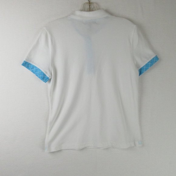 Lauren Ralph Lauren Active Classic Sport Polo Size M Contrast Trim - Picture 2 of 10